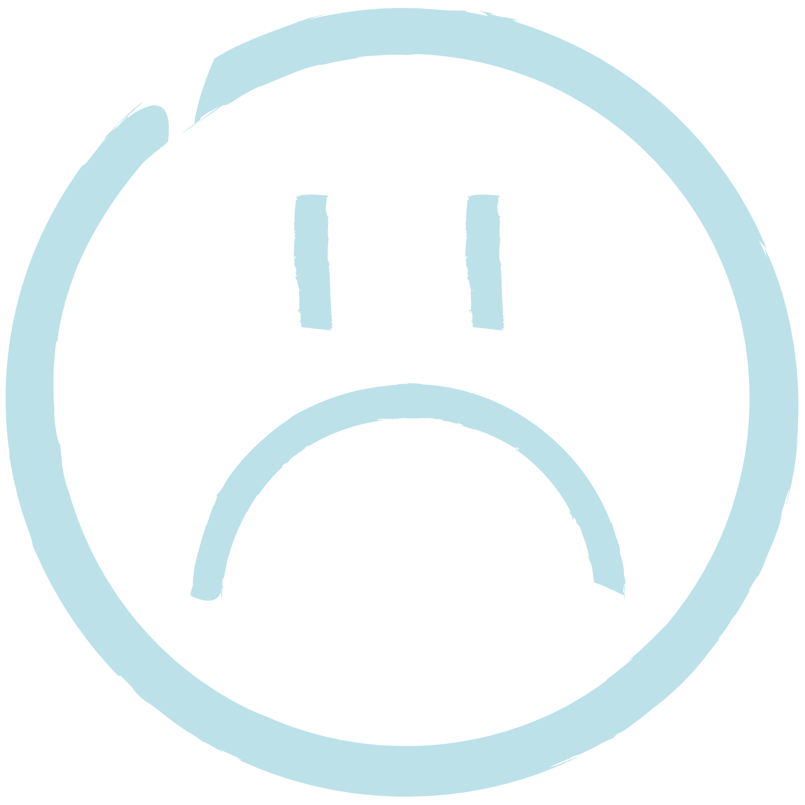 Smiley Icon unzufrieden